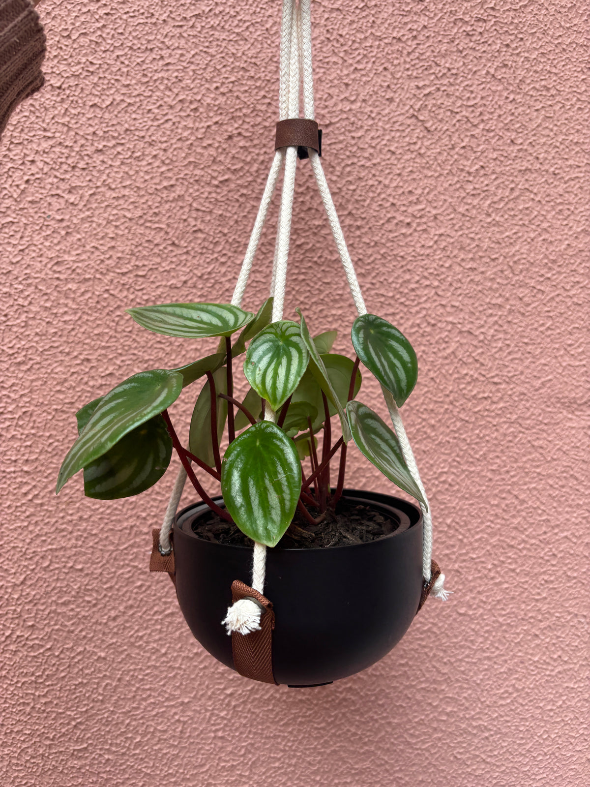 Alça Artesanal Raiz 53cm - Marrom